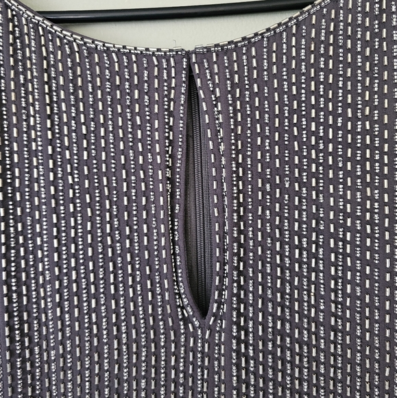 Escada Silk Couture Beaded Metallic Key Hole Dress - Picture 3 of 8